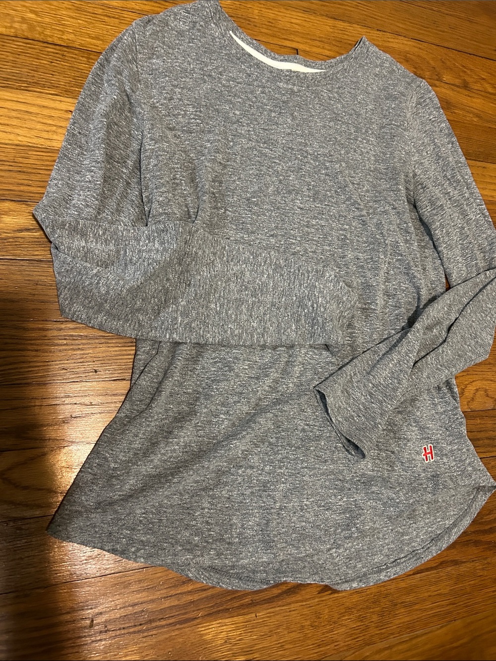 HOMAGE Heather Gray Long Sleeve Tee